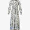ME AND EM Floral-print Recycled-polyester Maxi Dress