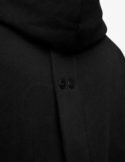 AllSaints Lee Lace-trim Organic Cotton-blend Hoody -Whistles Shop R04134808 BLACK ALT04