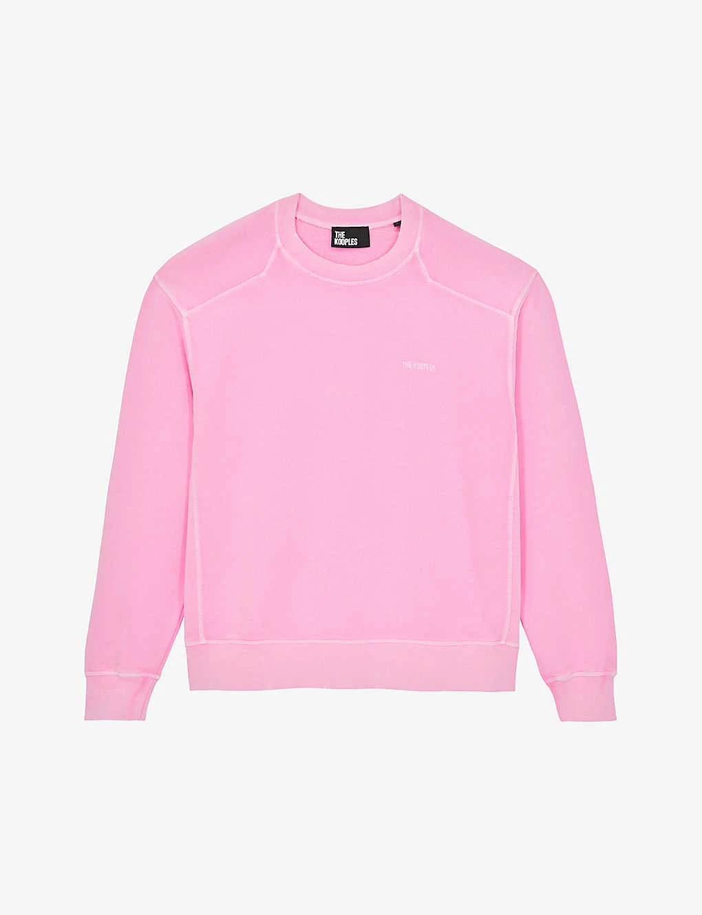 THE KOOPLES Embroidered-logo Crew-neck Cotton Sweatshirt 1 THE KOOPLES Embroidered-logo Crew-neck Cotton Sweatshirt