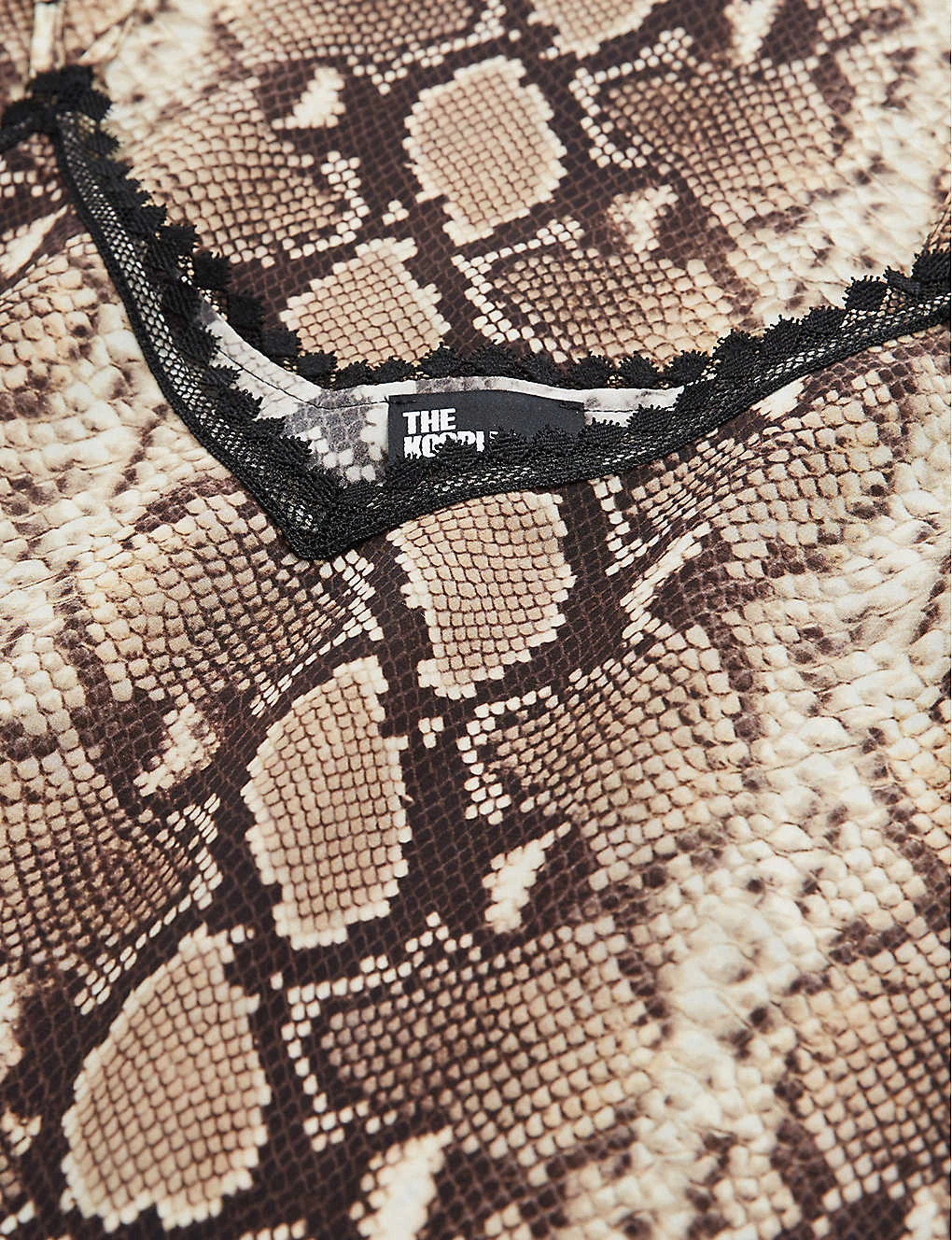 THE KOOPLES Snake-pattern Silk Midi Dress 4 THE KOOPLES Snake-pattern Silk Midi Dress - Image 4