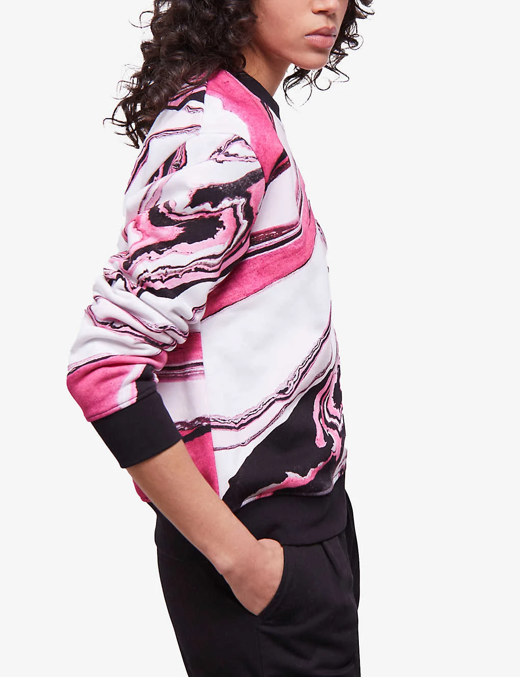 THE KOOPLES Mable-print Cotton Sweatshirt 3 THE KOOPLES Mable-print Cotton Sweatshirt - Image 3