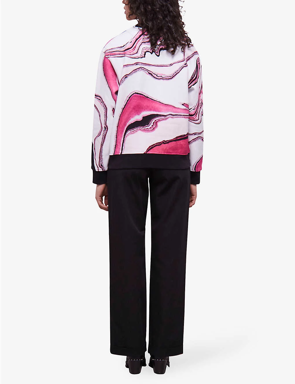 THE KOOPLES Mable-print Cotton Sweatshirt 4 THE KOOPLES Mable-print Cotton Sweatshirt - Image 4