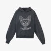 ANINE BING Eagle Graphic-print Organic-cotton Hoody