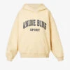 ANINE BING Harvey Logo-print Cotton-jersey Hoody