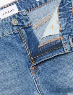 FRAME Le Grand Garcon Mid-rise Denim Shorts 11 FRAME Le Grand Garcon Mid-rise Denim Shorts -Whistles Shop R04146435 DELAMO ALT05