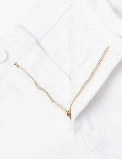 GOOD AMERICAN Good '90s High-rise Stretch-denim Shorts 15 GOOD AMERICAN Good '90s High-rise Stretch-denim Shorts -Whistles Shop R04147935 WHITE001 ALT07