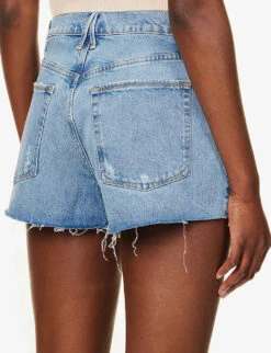 GOOD AMERICAN Good 90s Mid-rise Stretch-denim Shorts 11 GOOD AMERICAN Good 90s Mid-rise Stretch-denim Shorts -Whistles Shop R04147936 INDIGO433 ALT05