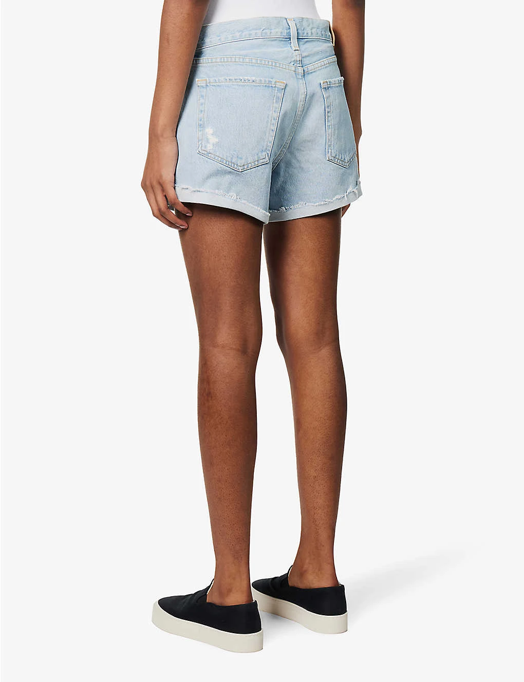 CITIZENS OF HUMANITY Annabelle High-rise Organic-denim Shorts 4 CITIZENS OF HUMANITY Annabelle High-rise Organic-denim Shorts - Image 4