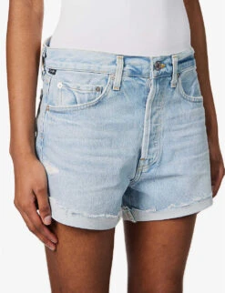 CITIZENS OF HUMANITY Annabelle High-rise Organic-denim Shorts 11 CITIZENS OF HUMANITY Annabelle High-rise Organic-denim Shorts -Whistles Shop R04148285 HERMOSALTINDIGO ALT04