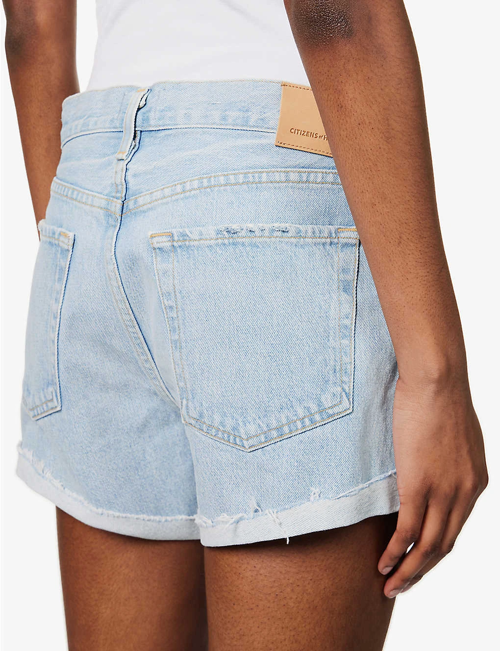 CITIZENS OF HUMANITY Annabelle High-rise Organic-denim Shorts 6 CITIZENS OF HUMANITY Annabelle High-rise Organic-denim Shorts - Image 6