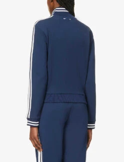 Hamilton Margot Striped Organic Cotton-blend Jacket -Whistles Shop R04148916 NAVY ALT03