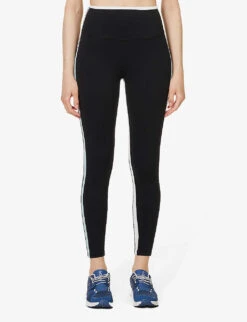 Sam Rigor 7/8 High-rise Stretch-woven Leggings -Whistles Shop R04150052 BLACKTEALBLACKTEAL ALT02