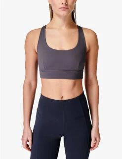 Sweaty Betty Super Soft Reversible Stretch-jersey Yoga Bra -Whistles Shop R04150398 URBANGREYNAVYBLUE ALT02