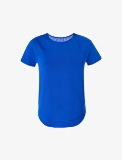 Sweaty Betty Breathe Easy Short-sleeve Stretch Recycled-polyester Top