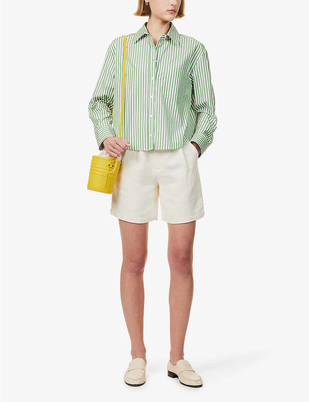 Weekend Max Mara Perak Striped Cotton Shirt 2 Weekend Max Mara Perak Striped Cotton Shirt - Image 2