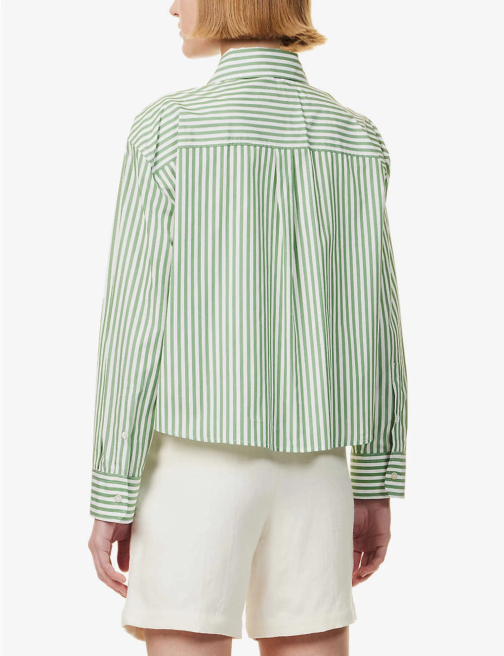 Weekend Max Mara Perak Striped Cotton Shirt 4 Weekend Max Mara Perak Striped Cotton Shirt - Image 4