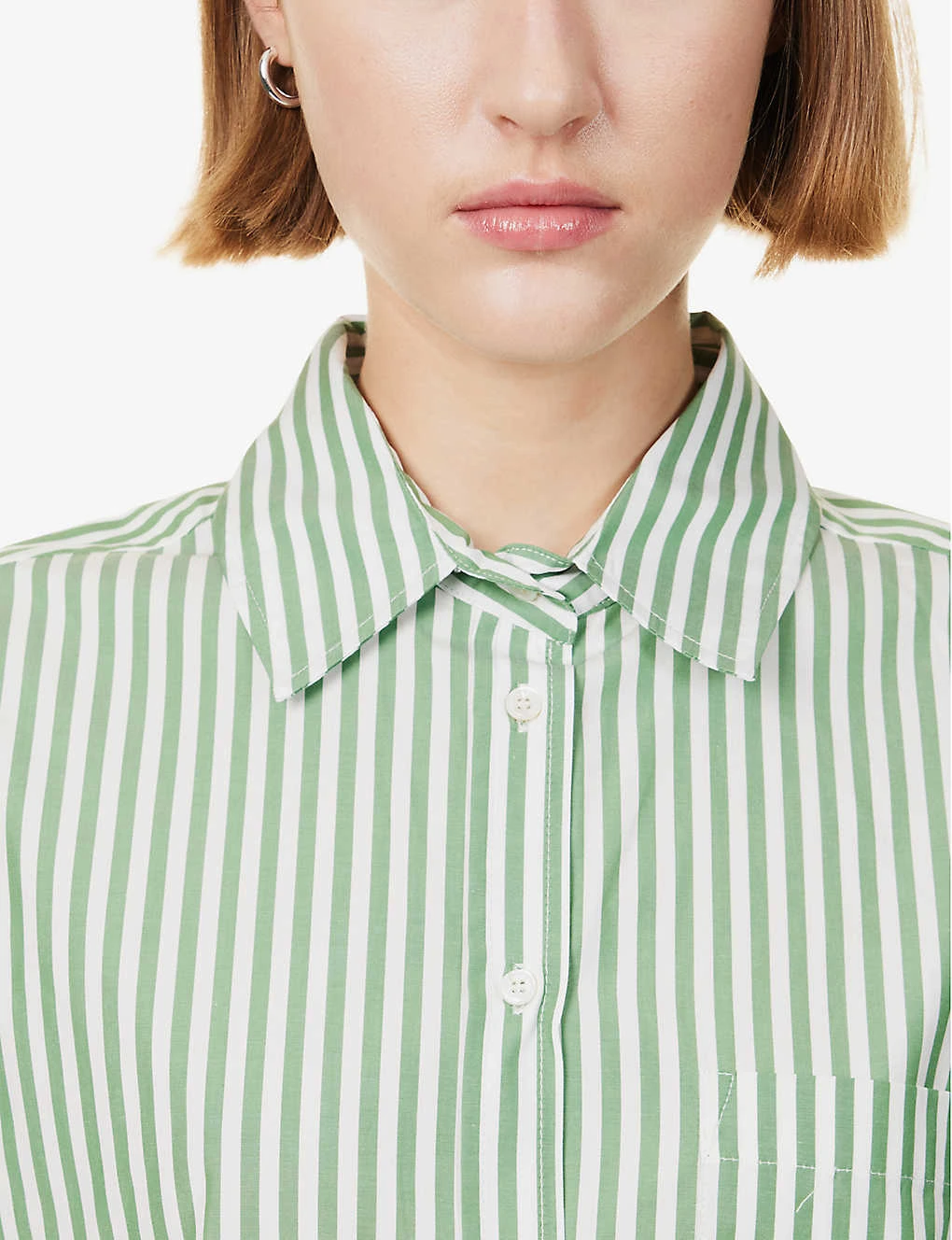 Weekend Max Mara Perak Striped Cotton Shirt 6 Weekend Max Mara Perak Striped Cotton Shirt - Image 6