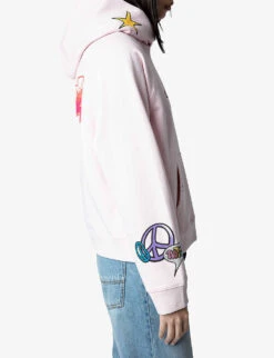 Zadig & Voltaire Georgy Coro Cho-pattern Cotton Hoodie -Whistles Shop R04151996 PARME ALT04