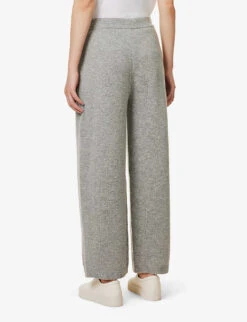 THEORY Elasticated-waist Relaxed-fit Wool And Cashmere-blend Trousers -Whistles Shop R04152417 HUSKY ALT03