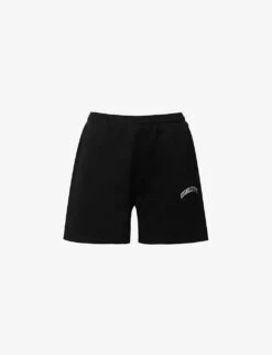 Sweat High-rise Logo-print Cotton-jersey Shorts
