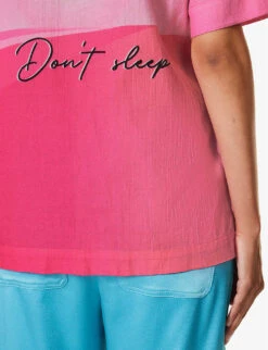 The Rose Tint Shirt Graphic-print Regular-fit Cotton And Linen-blend Shirt 10 The Rose Tint Shirt Graphic-print Regular-fit Cotton And Linen-blend Shirt -Whistles Shop R04161068 AZALEA ALT04