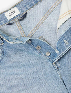 CITIZENS OF HUMANITY Marlow Relaxed-fit Organic-cotton Denim Shorts -Whistles Shop R04164581 LIBERTINEORGANIC ALT05