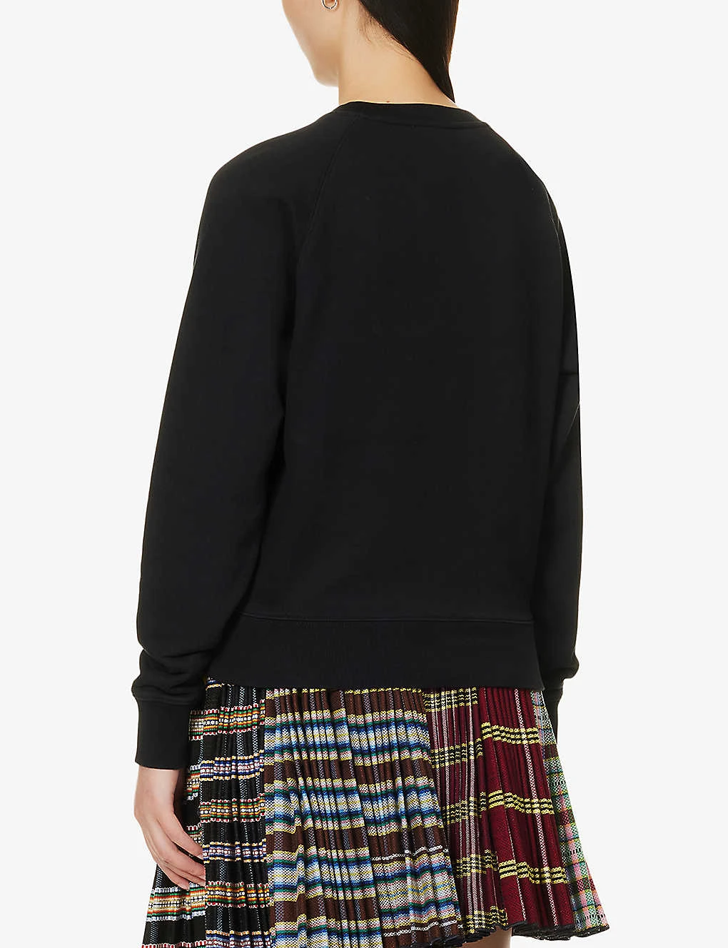 Brand-appliqué Ribbed-trim Cotton-jersey Sweatshirt 4 Brand-appliqué Ribbed-trim Cotton-jersey Sweatshirt - Image 4