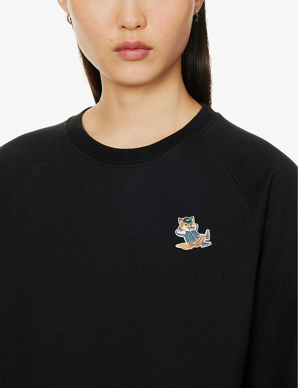 Brand-appliqué Ribbed-trim Cotton-jersey Sweatshirt 5 Brand-appliqué Ribbed-trim Cotton-jersey Sweatshirt - Image 5