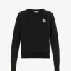 Brand-appliqué Ribbed-trim Cotton-jersey Sweatshirt
