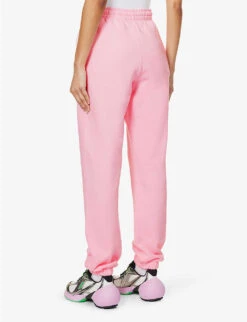 Branded Drawstring-waist Organic-cotton Jogging Bottoms -Whistles Shop R04166487 ALMONDBLOSSOM ALT03