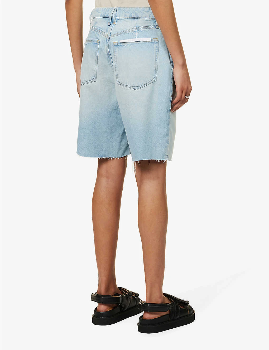 GOOD AMERICAN Good '90s Bermuda Mid-rise Denim Shorts 5 GOOD AMERICAN Good '90s Bermuda Mid-rise Denim Shorts - Image 5