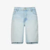 GOOD AMERICAN Good '90s Bermuda Mid-rise Denim Shorts