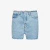 GOOD AMERICAN Good 90s Distressed Stretch-denim Shorts