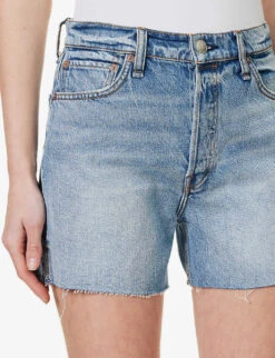Rag & Bone Cut-off High-rise Denim Shorts -Whistles Shop R04166666 PRIM ALT04