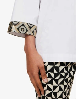 Tenerife Relaxed-fit Cotton Shirt -Whistles Shop R04167349 WHITE ALT04