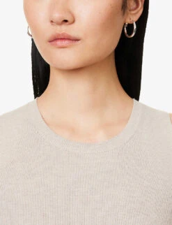 Grace Slim-fit Knitted Midi Dress -Whistles Shop R04167924 OATMEAL ALT04