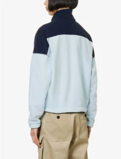 Exclusive Unisex Kria Funnel-neck Fleece Jacket -Whistles Shop R04168669 BLUE ALT02