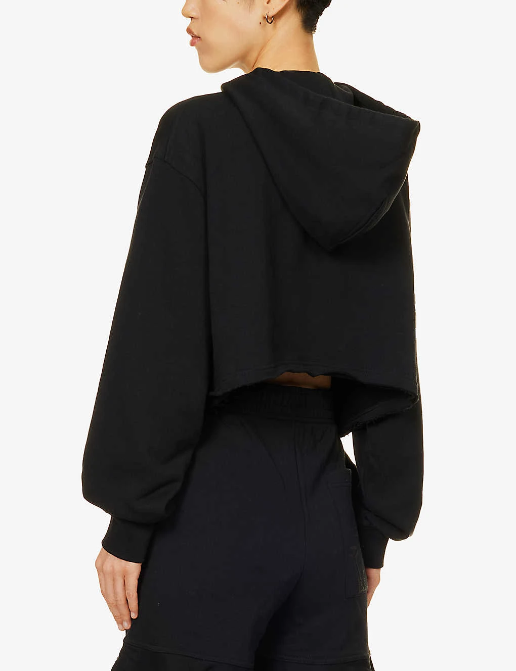 JW Anderson Logo-embroidered Organic-cotton Hoody 4 JW Anderson Logo-embroidered Organic-cotton Hoody - Image 4