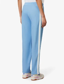 Sporty & Rich X Prince Contrast-stripe Cotton-blend Jogging Bottoms -Whistles Shop R04173081 BLUEWHITE ALT03