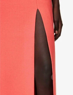 Rebecca Vallance Piero Sweetheart-neckline Stretch-woven Gown 11 Rebecca Vallance Piero Sweetheart-neckline Stretch-woven Gown -Whistles Shop R04174368 TANGERINE ALT05