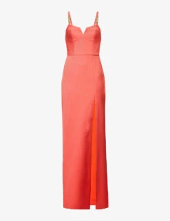 Rebecca Vallance Piero Sweetheart-neckline Stretch-woven Gown
