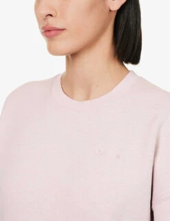 365 Brand-embroidered Relaxed-fit Organic Cotton-blend Sweatshirt 9 365 Brand-embroidered Relaxed-fit Organic Cotton-blend Sweatshirt -Whistles Shop R04180889 STONE ALT04
