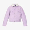 Acne Studios Orsan Brand-appliqué Padded Denim Jacket
