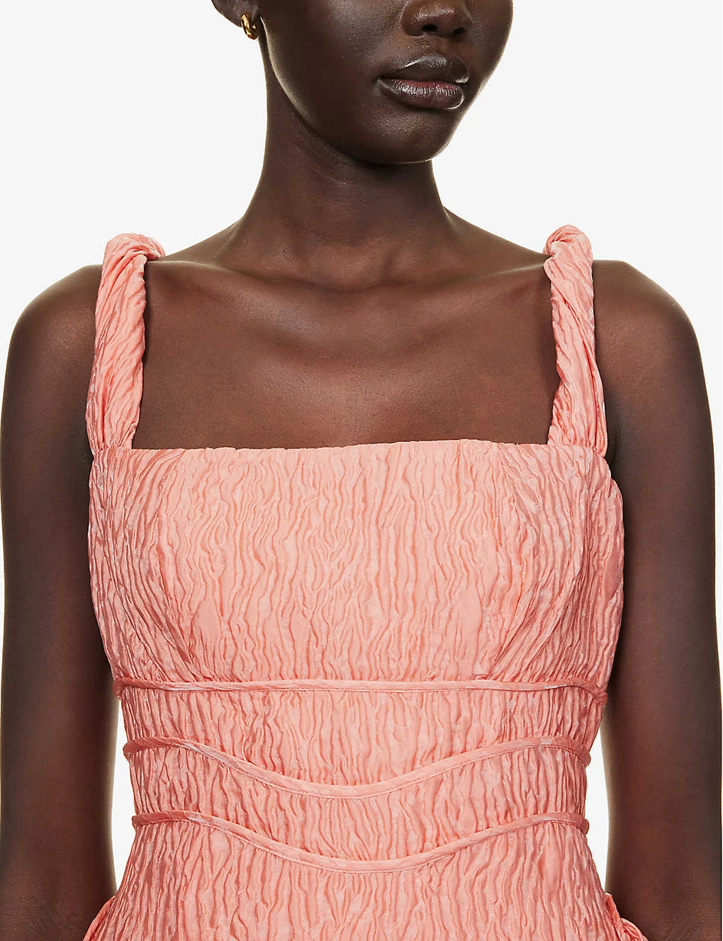 Sophy Textured Woven Midi Dress 5 Sophy Textured Woven Midi Dress - Image 5