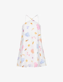 Seafolly Under The Sea Printed Linen Mini Dress
