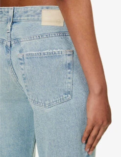 Remy Brand-patch Mid-rise Straight-leg Jeans -Whistles Shop R04186812 IDYLLIC ALT05