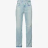 Remy Brand-patch Mid-rise Straight-leg Jeans
