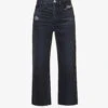 FRAME Le Jane Crop Straight-leg High-rise Jeans