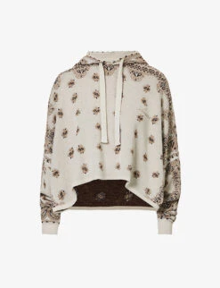 Amiri Bandana Paisley-print Relaxed-fit Cotton-knit Hoody