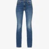 MOTHER Outsider Sneak Slim-flare High-rise Stretch-denim Jeans
